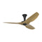 Haiku Outdoor Low Profile Ceiling Fan  option Black with Caramel Aluminum Blades