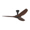 Haiku Outdoor Low Profile Ceiling Fan  option Black with Cocoa Aluminum Blades