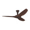 Haiku Outdoor Low Profile Ceiling Fan  option Oil Rubbed Bronze with Cocoa Aluminum Blades