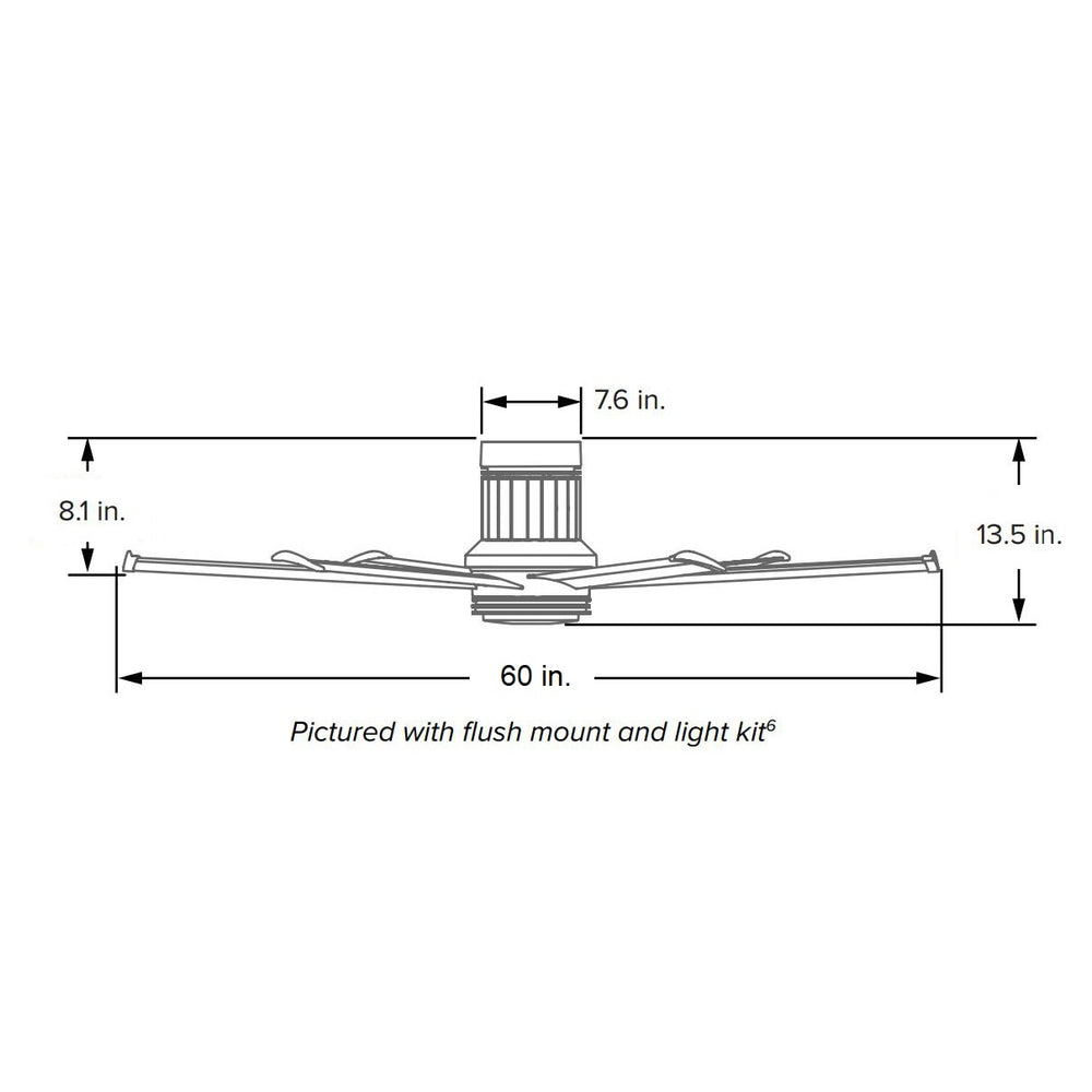 I6 Direct Mount Ceiling Fan