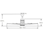 I6 Universal Mount Outdoor Ceiling Fan