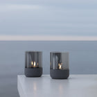 Calma Hurricane Tea Light Candleholder (Set of 2)