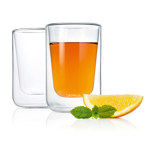 Nero Set Cappuccino / Tea Glasses (Set of 4)