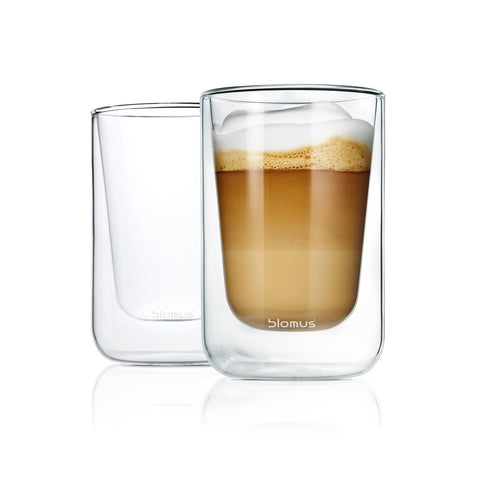 Nero Set Cappuccino / Tea Glasses (Set of 4)