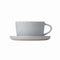 Sablo Coffee Cups & Saucer (Set of 2)  option Cloud