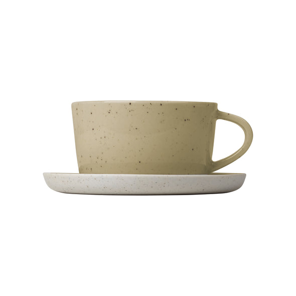 Sablo Coffee Cups & Saucer (Set of 2)