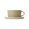 Sablo Tea Cups & Saucers (Set of 4)  option Savannah