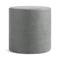 Bumper Small Ottoman  option Breezy Blue Leather