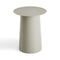 Circula Side Table  option Putty