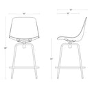 Clean Cut Swivel Stool