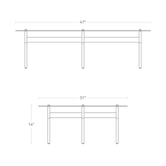 Flume Coffee/Side Table