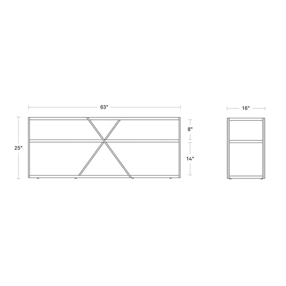 NeedWant Long and Low Shelving