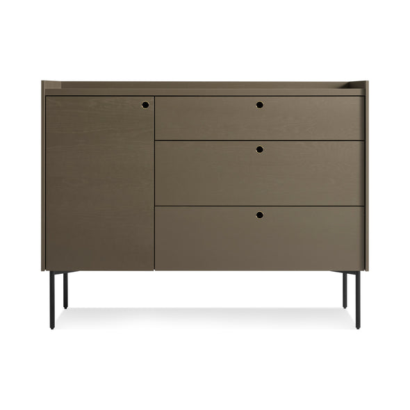 Peek 1 Door 3 Drawer Credenza