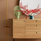 Peek 1 Door 3 Drawer Credenza