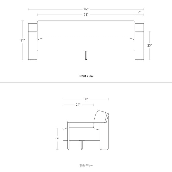 Ridge Outdoor Sofa