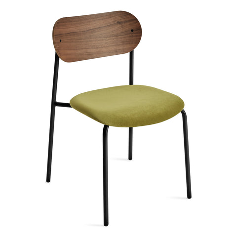 Sidebyside Dining Chair - White Oak / Copper Velvet