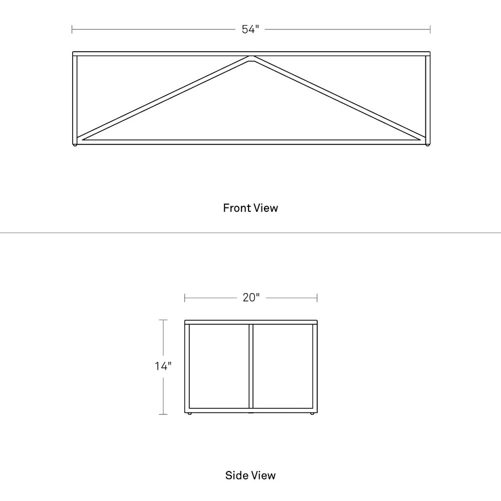 Strut Outdoor Coffee Table