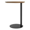 Swole Wood Side Table  option Walnut / Black