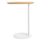 Swole Wood Side Table  option White Oak / White