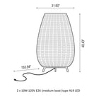 Amphora Outdoor Floor Lamp