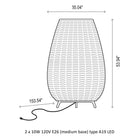 Amphora Outdoor Floor Lamp