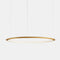 Circular One Ring Pendant Light  option Gold