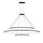 Circular Three Ring Pendant Light