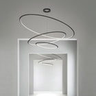 Circular Three Ring Pendant Light