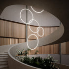 Circular Vertical One Ring Pendant Light