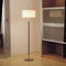 Danona Pie Floor Lamp  option Nickel Dark Leather