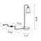 Drip Table Lamp  option Through Cord Switch