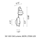 Drop A/02 Wall Sconce