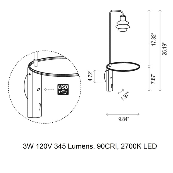 Drop A/03 Wall Sconce