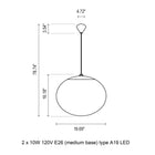 Elipse Outdoor Pendant Light