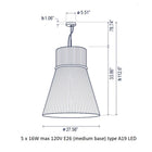 Folie Pendant Light