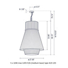 Folie Pendant Light