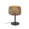 Fora Outdoor Table Lamp  option Brown Graphite Base / Brown Shade