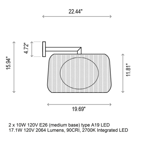 Fora Outdoor Wall Light