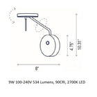 Invisible Wall Light