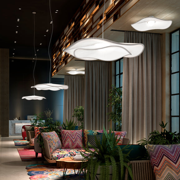 Ribbon semi flush ceiling light cheap