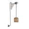 Nans Outdoor LED Hanging Pendant Light  option Brown