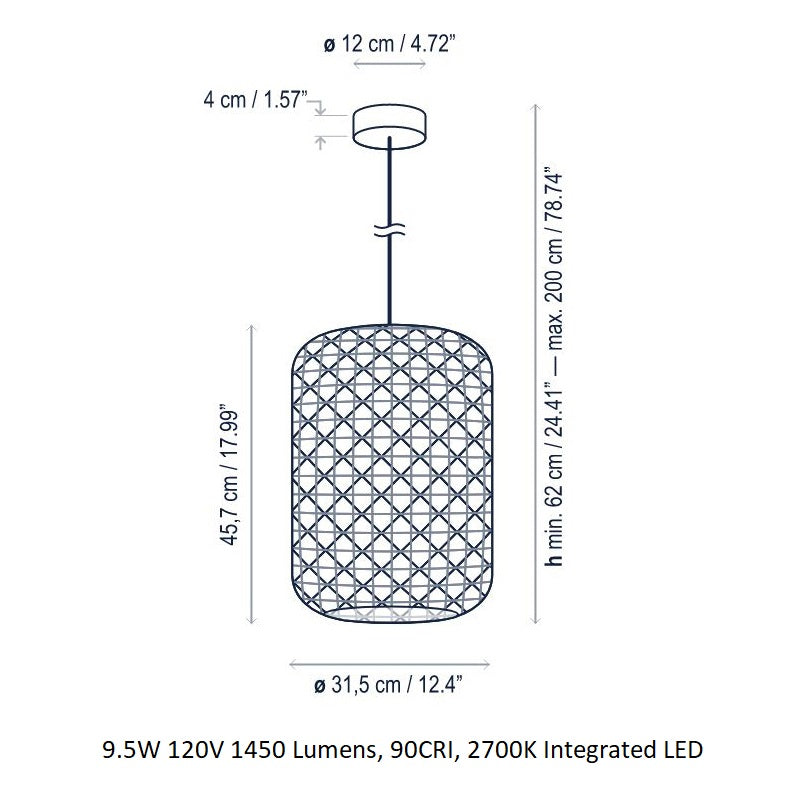 Nans Outdoor LED Pendant Light