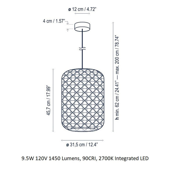 Nans Outdoor LED Pendant Light
