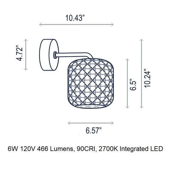 Nans Outdoor LED Wall Sconce