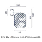 Nans Outdoor LED Wall Sconce