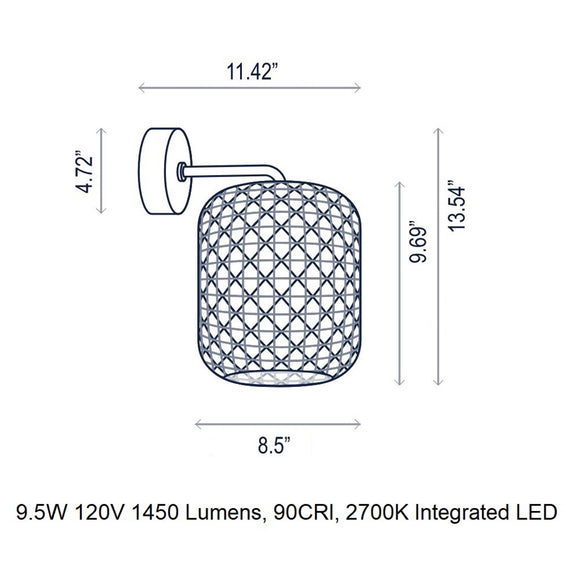 Nans Outdoor LED Wall Sconce