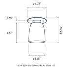 Nut Outdoor Flush Mount