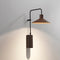 Platet Outdoor Wall Light  option Brown