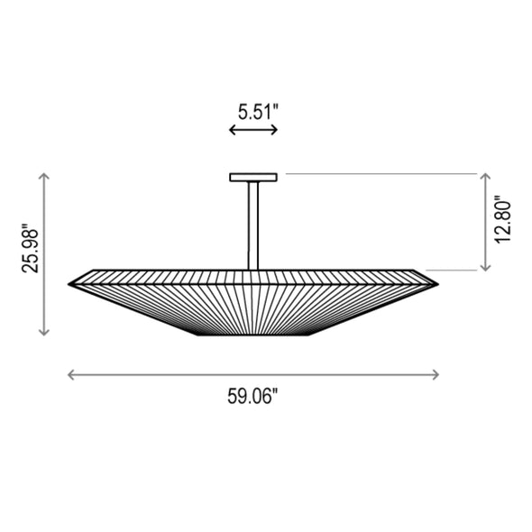Siam 150 Flush Mount