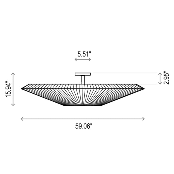 Siam 150 Flush Mount